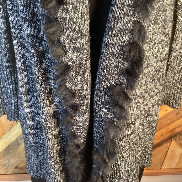 A. Byer | 100% Rabbit Tuft Long Cardigan | M - Picture 5 of 9